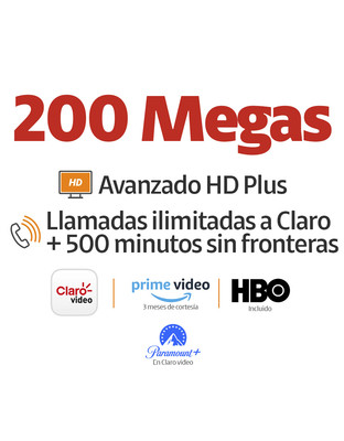 Avanzado HD plus 200 Megas image number 0