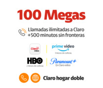 Claro Hogar Doble 100 Megas