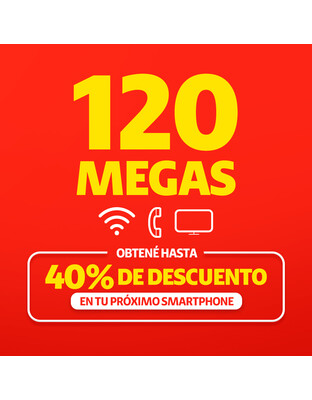 120 Megas \n Claro Hogar Triple image number 0
