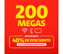 200 Megas \n Claro Hogar Triple