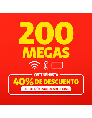 200 Megas \n Claro Hogar Triple image number 0