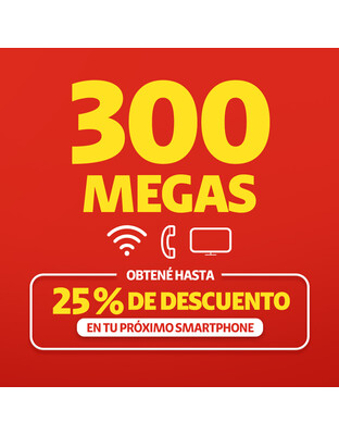 300 Megas \n Claro Hogar Triple image number 0