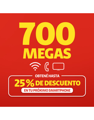 700 Megas \n Claro Hogar Triple image number 0